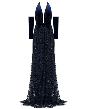 Nur Karaata Crownlight Gown - Blue