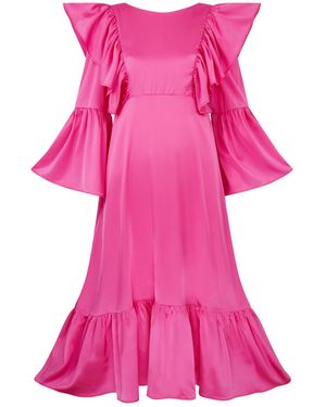 Lisa The Label Home For The Holidays Cherish Dress - Pink
