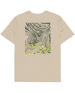 Anchor and Crew Neutrals Desert Dust Seventeen State Of Flux Editions Organic Cotton T-Shirt - Natural
