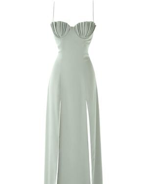 La Musa Neutrals Mint Mermaid Dress - Green