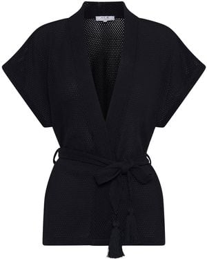 ARMS OF EVE Sardinia Wrap Top - Black