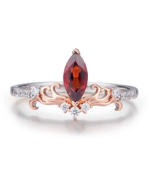 Azura Jewelry New York Ring Of Fire Vermeil - Pink