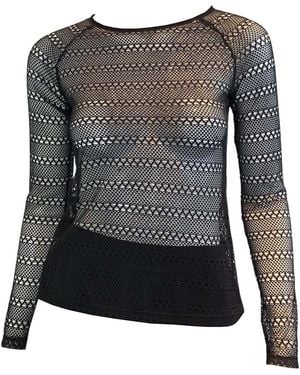 SNIDER Biscuit Long Sleeve Top - Black