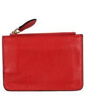 SJW BAGS LONDON Ivy Mini Leather Wallet - Red