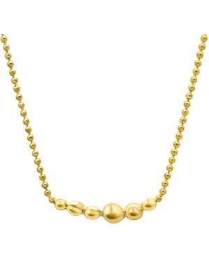Tory Long The Mini Orb Necklace - Metallic