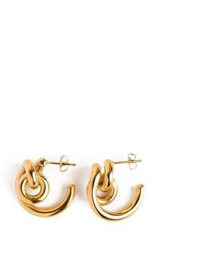 Superdivajewellery Tasha Spiral Earrings - Metallic