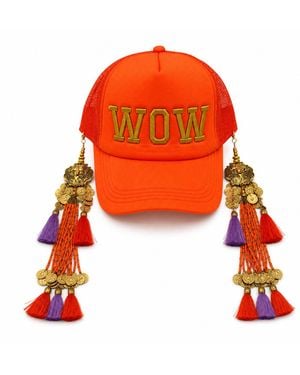 Julia Clancey Wow Dream Papaya Dream Trucker Cap - Orange