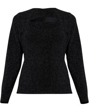 Helen Mcalinden Sienna Shimmer Top - Black