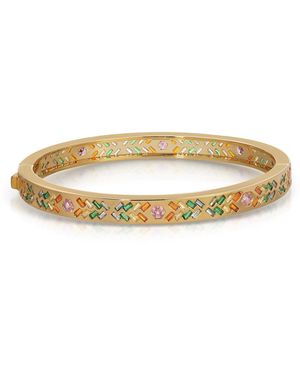 Native Gem Sunbeam Bangle - Metallic