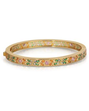 Native Gem Sunbeam Bangle - Metallic