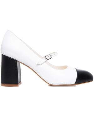 Ginissima Carrie Round Toe Mary-Jane - White
