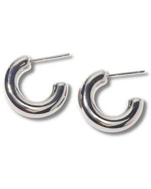 Mickey's Girl Mini Hoop Earrings - Metallic