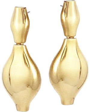 Biko Jewellery Amphora Statement Drops - Metallic