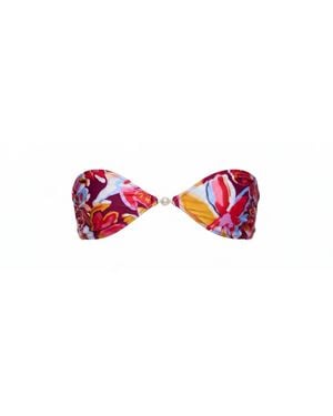 Sunkissed Le Bandeau Strapless Top - Red