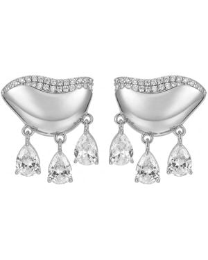 Zepplin the Label Aphrodite Earrings - Metallic