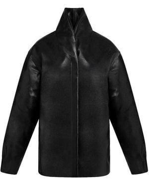 Balsais Based Leather Jacket – Olea - Black
