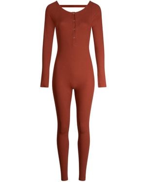 The Koozy Palma Long Sleeve One-Piece - Red