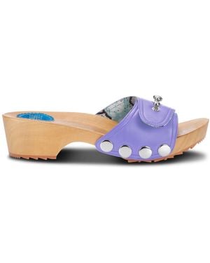 Nique Forde Luna Lilac Lucille Sandals - Blue