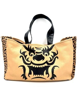 Lynn Tallerico Neutrals Mahjong Tote - Metallic