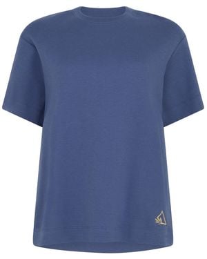 Hay Life Waffle Boxy Tee - Blue