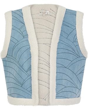 Nooki Design Sommer Denim Gilet - Blue
