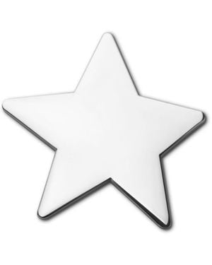 Make Heads Turn Metal Pin Star - White