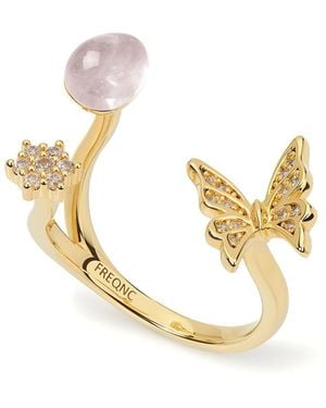 Freqnc Atelier Butterfly Ring - Metallic
