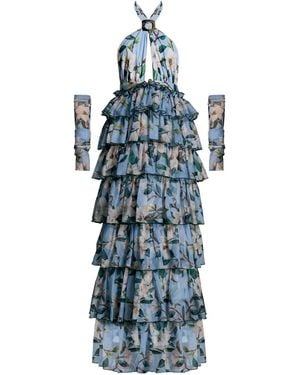 Nur Karaata Crystal Coast Dress - Blue