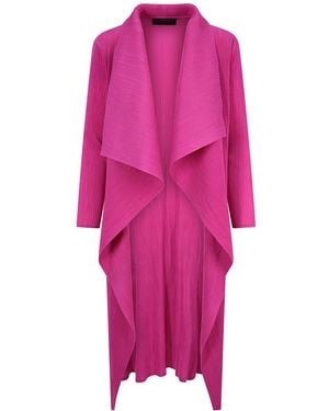 Beatrice von Tresckow Waterfall Crinkle Coat - Pink