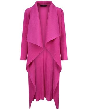 Beatrice von Tresckow Waterfall Crinkle Coat - Pink