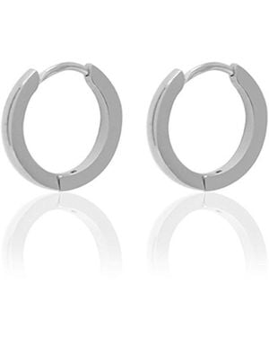 A Weathered Penny Nala Hoops - Metallic