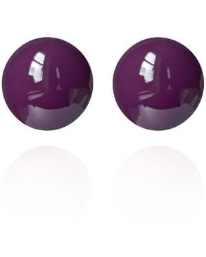 Saule Label Gaia Midi Earrings - Red