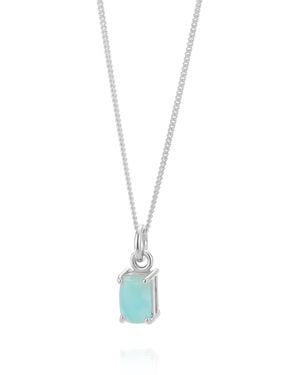 Nellou Jewellery Amazonite Octavia Necklace - Metallic
