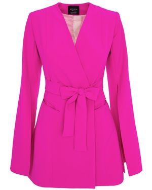 AVENUE No.29 Cape Blazer Dress - Pink