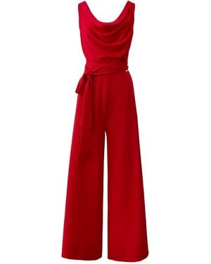 Emma Wallace Lora Jumpsuit - Red