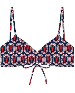 Blackbough Swim Sophia Scrunched Top Lobsta - Brown