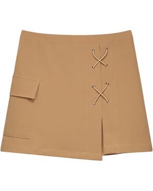 SECTION 101 Neutrals Eva Skirt- Tan - Natural