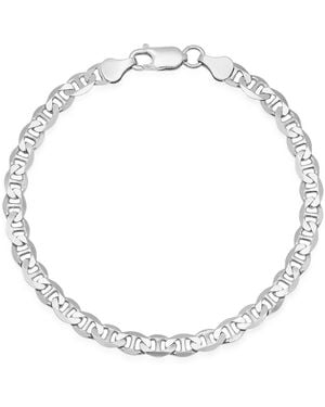 Kylie Harper Thick 8.5 Italian Gucci Mariner Chain Bracelet - Metallic