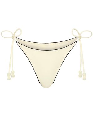 Aura Maris Resort Perla Tie Side Bikini Bottom - Natural