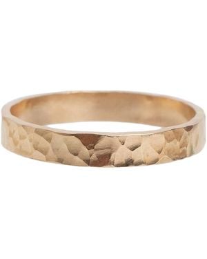 Kate Koel Textured Band Stacking Ring - Natural