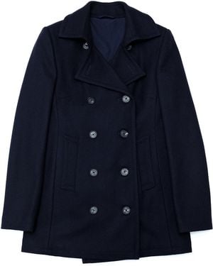 Hegarty Pea Coat - Blue