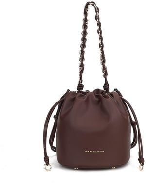 Mkf Collection - J'omor Paityn Bucket Bag - Brown