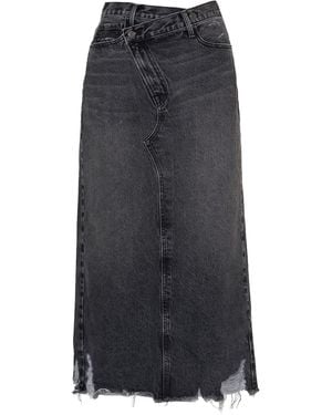 NOEND Jackie Cross Over Maxi Skirt - Grey