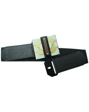 Gissa Bicalho Handmade Acrylic Belt Scales Pale - Green