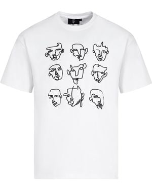 The Gt Atelier Faces T-Shirt – - White