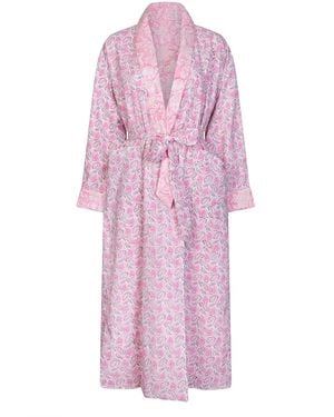 NoLoGo-chic Rosebud Reversible Robe Cotton - Purple