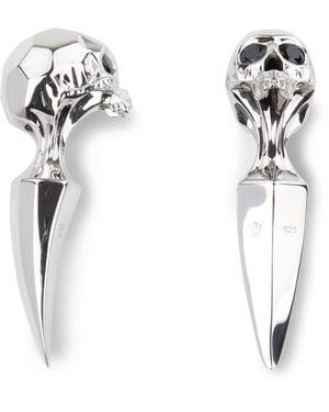 Kasun Vampire Skull Cufflinks - Metallic