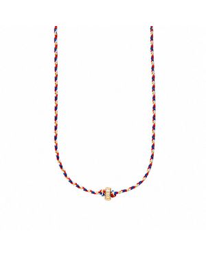 Becket + Quill Barber Shop Paracord Choker - Metallic