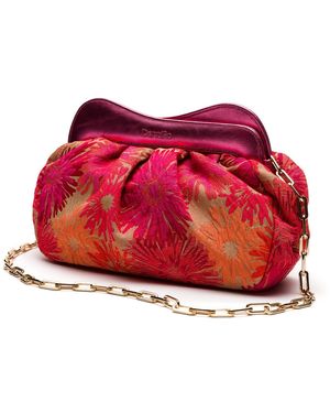 Danni Ro Lisbon Large Clutch - Red