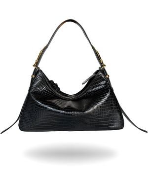 Indigolush Mini Hobo Oracle Hiss Smooth - Black